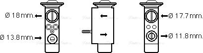 Ava Quality Cooling VO1162 - Расширительный клапан, кондиционер parts5.com