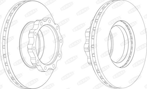 Beral BCR144A - Тормозной диск parts5.com