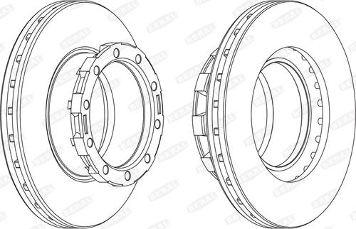 Beral BCR168A - Тормозной диск parts5.com