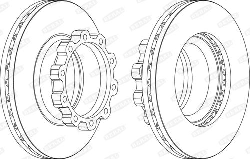 Beral BCR170A - Тормозной диск parts5.com