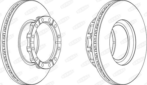 Beral BCR173A - Тормозной диск parts5.com