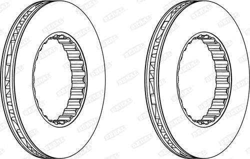 Beral BCR348A - Тормозной диск parts5.com