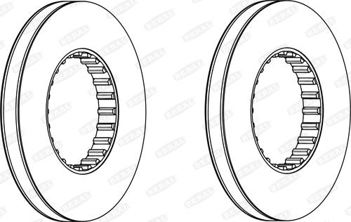 Beral BCR249A - Тормозной диск parts5.com