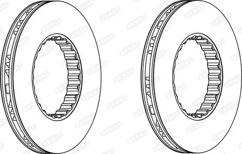 Beral BCR259A - Тормозной диск parts5.com