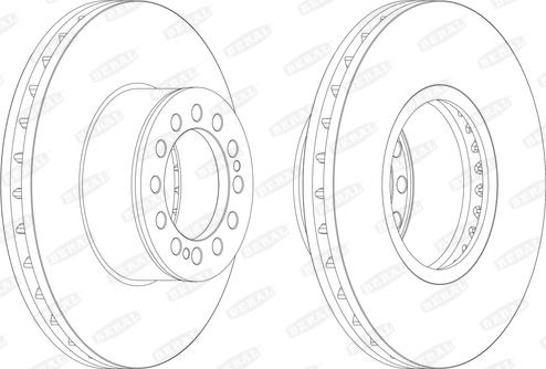 Beral BCR214A - Тормозной диск parts5.com