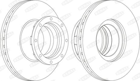 Beral BCR216A - Тормозной диск parts5.com