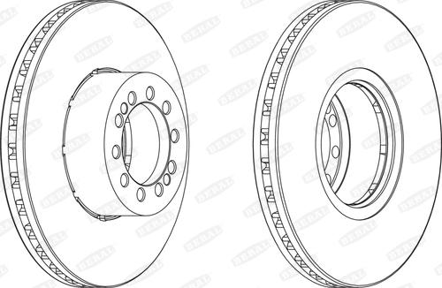 Beral BCR218A - Тормозной диск parts5.com