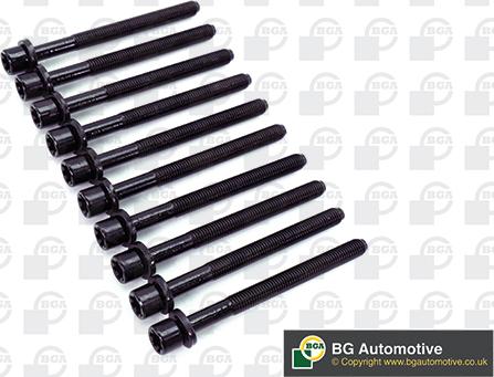 BGA BK5346 - Комплект болтов головки цилиндра parts5.com