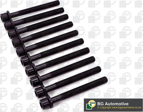 BGA BK6393 - Комплект болтов головки цилиндра parts5.com