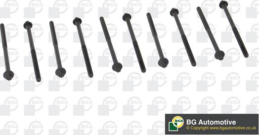 BGA BK6364 - Комплект болтов головки цилиндра parts5.com