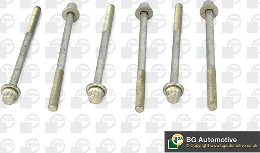 BGA BK2381 - Комплект болтов головки цилиндра parts5.com