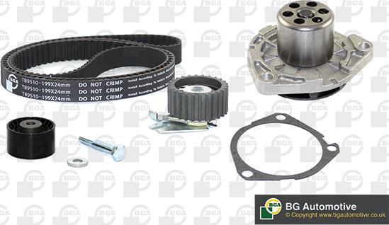 BGA TB9510CPK - Water Pump & Timing Belt Set parts5.com