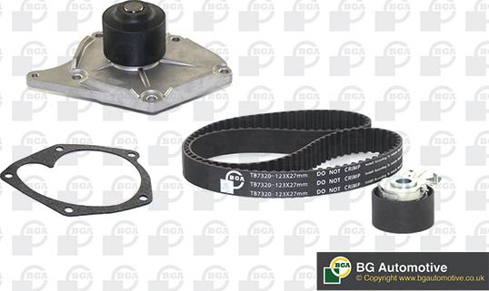 BGA TB7320CPK - Water Pump & Timing Belt Set parts5.com