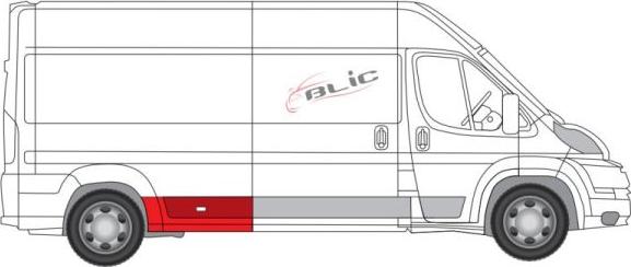 BLIC 6504-03-2098584P - Подкрылок, внутренняя часть крыла parts5.com