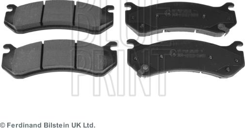 Blue Print ADA104254 - Тормозные колодки, дисковые, комплект parts5.com