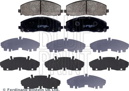 Blue Print ADA104268 - Тормозные колодки, дисковые, комплект parts5.com