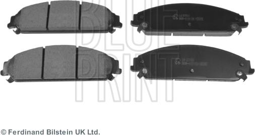 Blue Print ADA104230 - Тормозные колодки, дисковые, комплект parts5.com