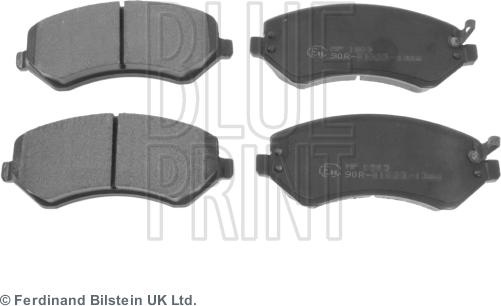 Blue Print ADA104223 - Тормозные колодки, дисковые, комплект parts5.com