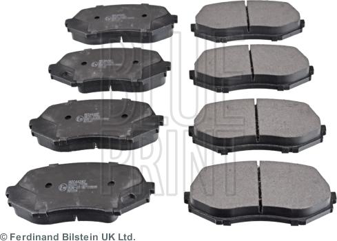 Blue Print ADC44282 - Тормозные колодки, дисковые, комплект parts5.com