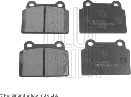 Blue Print ADC44276 - Тормозные колодки, дисковые, комплект parts5.com