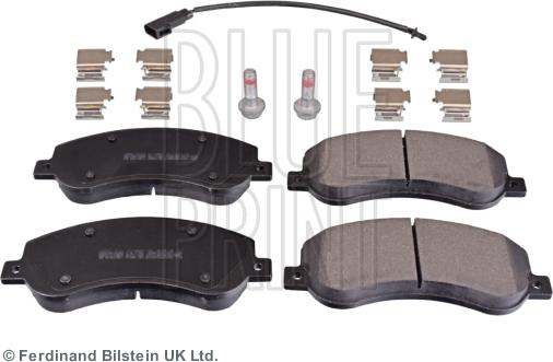 Blue Print ADF124220 - Тормозные колодки, дисковые, комплект parts5.com