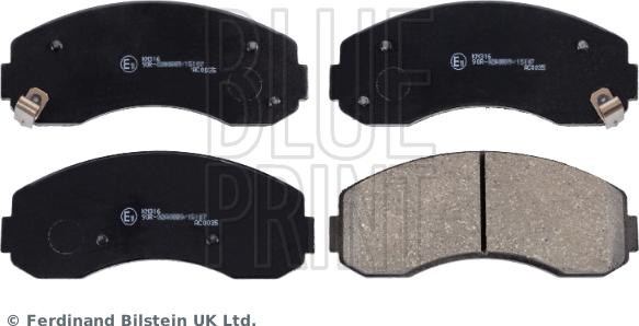 Blue Print ADG04293 - Brake Pad Set, disc brake parts5.com