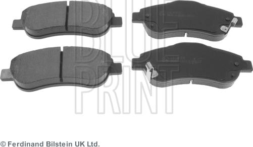 Blue Print ADH24275 - Тормозные колодки, дисковые, комплект parts5.com