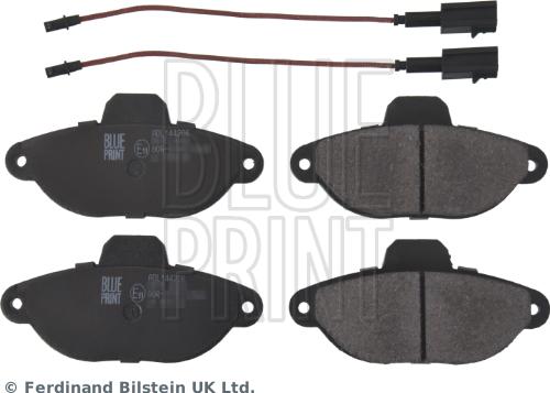 Blue Print ADL144206 - Тормозные колодки, дисковые, комплект parts5.com