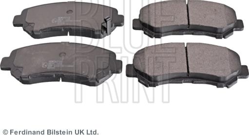 Blue Print ADM542100 - Тормозные колодки, дисковые, комплект parts5.com