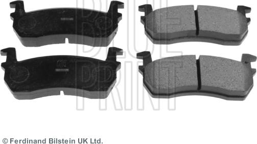 Blue Print ADN14212 - Тормозные колодки, дисковые, комплект parts5.com