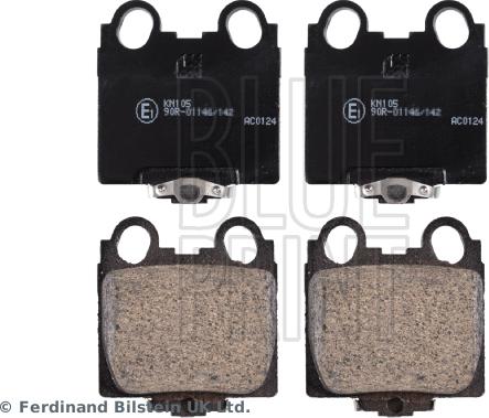 Blue Print ADT342108 - Тормозные колодки, дисковые, комплект parts5.com