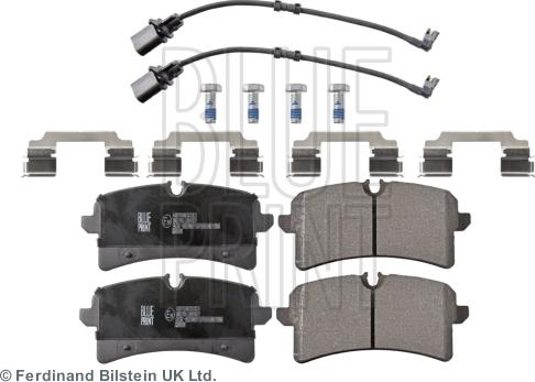 Blue Print ADV184296 - Тормозные колодки, дисковые, комплект parts5.com