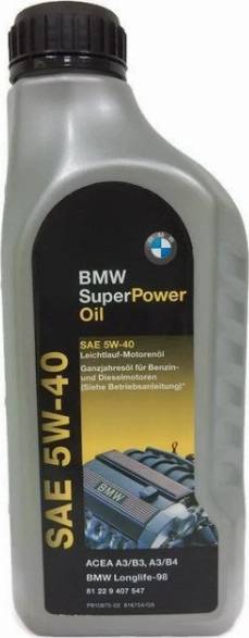 BMW 00SAE 5W-40 - Engine Oil parts5.com