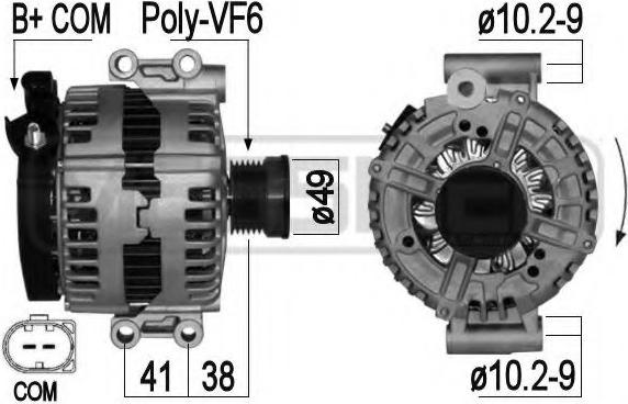 BMW 12317555926 - Генератор parts5.com