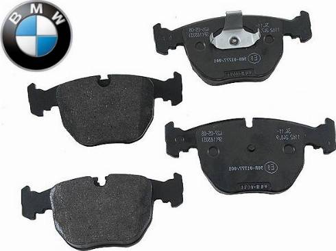 BMW 34116761252 - Тормозные колодки, дисковые, комплект parts5.com