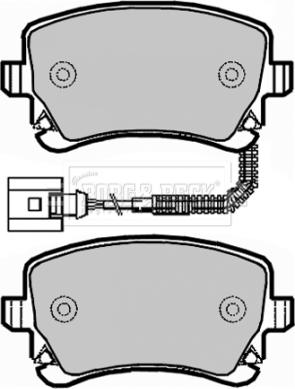 Remsa 0897.00 - Тормозные колодки, дисковые, комплект parts5.com