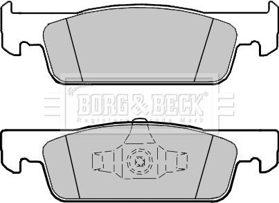 HITEC H 1869 - Тормозные колодки, дисковые, комплект parts5.com