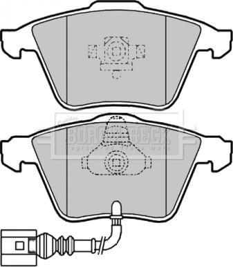 Ferodo FDS1765 - Тормозные колодки, дисковые, комплект parts5.com