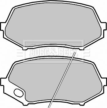 HITEC H 1679 - Тормозные колодки, дисковые, комплект parts5.com