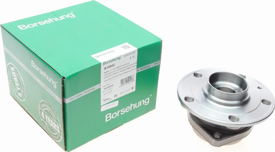 Borsehung B15942 - Комплект подшипника ступицы колеса parts5.com