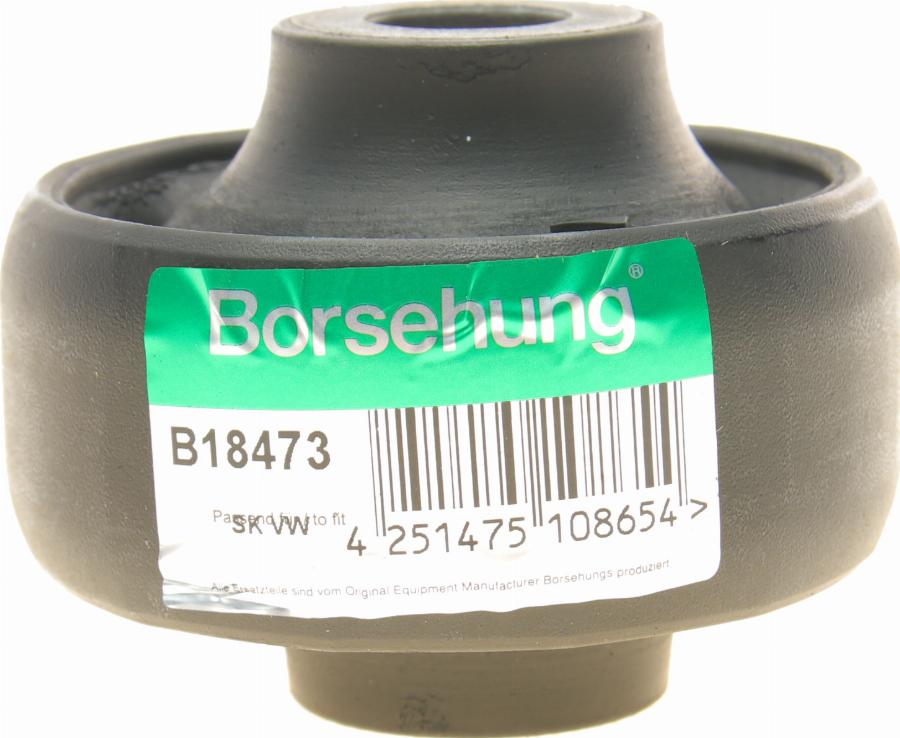 Borsehung B18473 - Сайлентблок, рычаг подвески колеса parts5.com