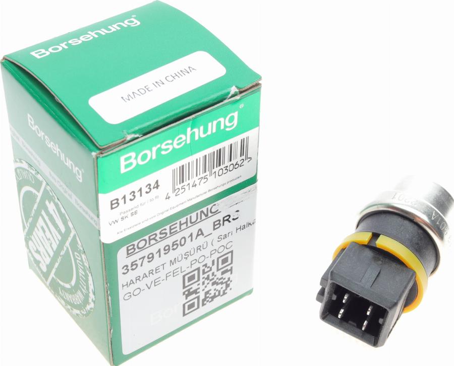 Borsehung B13134 - Датчик, температура охлаждающей жидкости parts5.com