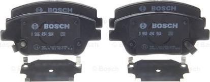 BOSCH 0 986 494 984 - Тормозные колодки, дисковые, комплект parts5.com