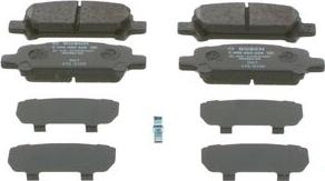 BOSCH 0 986 494 445 - Brake Pad Set, disc brake parts5.com