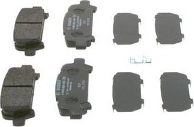 BOSCH 0 986 494 445 - Тормозные колодки, дисковые, комплект parts5.com