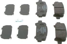 BOSCH 0 986 494 445 - Тормозные колодки, дисковые, комплект parts5.com