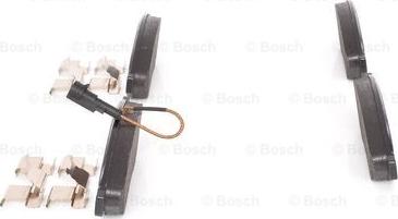 BOSCH 0 986 494 581 - Тормозные колодки, дисковые, комплект parts5.com