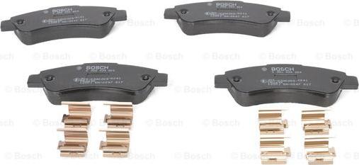 BOSCH 0 986 494 604 - Тормозные колодки, дисковые, комплект parts5.com