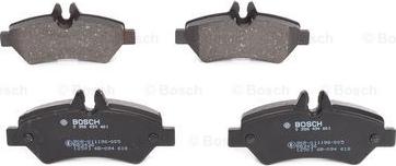 BOSCH 0 986 494 601 - Тормозные колодки, дисковые, комплект parts5.com