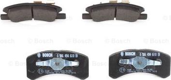 BOSCH 0 986 494 610 - Тормозные колодки, дисковые, комплект parts5.com